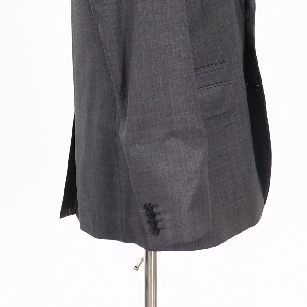 Express 42L Gray Solid 2-Button Sport Coat Blazer Jacket V113